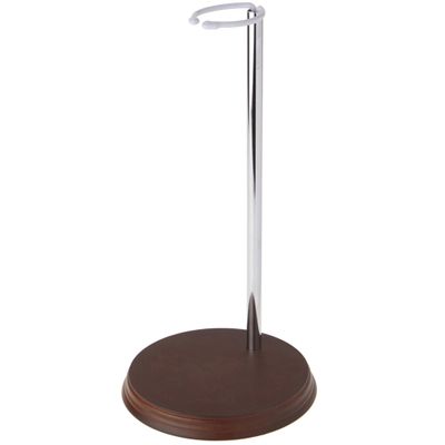 Bard's 54-0055 Chrome and Wood Doll Stand, Fits 22 to 32 inch Slim Waist Dolls, Waist is 1.75 to 2.25 inches Wide, Pack of 6