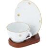 Bard's Walnut MDF Cup and Saucer Stand, 4.25" H x 4" W x 5" D, Pack of 6 view 2