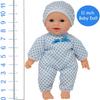 11 inch Soft Body Boy Baby Doll in Gift Box - Doll Pacifier Included -Toy Dolls for Boys and Toddlers view 4