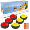 HearthSong Curling Zone  Indoor Battery Operated Hovering Curling Set  Fun Family Game for Kids and Adults  6 Curling Stones and Floor Mat  Olympic Sport Party Game Equipment  Age 3+ view 2