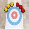HearthSong Curling Zone  Indoor Battery Operated Hovering Curling Set  Fun Family Game for Kids and Adults  6 Curling Stones and Floor Mat  Olympic Sport Party Game Equipment  Age 3+ view 4