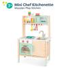 B. toys  Mini Chef Kitchenette  Pretend Play Wooden Play Kitchen  Kitchen for Kids  Kitchen Play Set & Accessories  (20+ Pieces)  3+ Years view 3