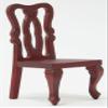 Classics by Handley Dollhouse Miniature Side Chair, Mahogany view 1