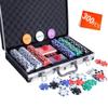Poker Chip Set - 300PCS Poker Chips with Aluminum Case, 11.5 Gram Chips for Texas Holdem Blackjack view 3
