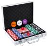 Poker Chip Set - 200PCS Poker Chips with Aluminum Case, 11.5 Gram Chips for Texas Holdem Blackjack view 1