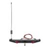 GoolRC RC Car Metal Rear Bumper with 2 LED Light Antenna Tail Hook for TRX-4 RC4WD Axial SCX10 Car view 1
