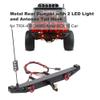 GoolRC RC Car Metal Rear Bumper with 2 LED Light Antenna Tail Hook for TRX-4 RC4WD Axial SCX10 Car view 2
