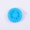 MroMax 40x10mm RC Cars Wheels, 2Packs Blue Toys Wheels, 2mm Dia Shaft Plastic Model Wheels for DIY Toy, RC Car, Truck, Boat and Helicopter Model Part view 2