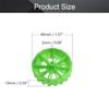 MroMax 40x10mm RC Cars Wheels, 2Packs Green Toys Wheels, 2mm Dia Shaft Plastic Model Wheels for DIY Toy, RC Car, Truck, Boat and Helicopter Model Part view 2