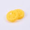 MroMax 30x8mm RC Cars Wheels, 4Packs Yellow Toys Wheels, 2mm Dia Shaft Plastic Model Wheels for DIY Toy, RC Car, Truck, Boat and Helicopter Model Part view 2