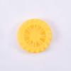 MroMax 35x9.4mm RC Cars Wheels, 2Packs Yellow Toys Wheels, 2mm Dia Shaft Plastic Model Wheels for DIY Toy, RC Car, Truck, Boat and Helicopter Model Part view 2