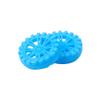 MroMax 30x8mm RC Cars Wheels, 2Packs Blue Toys Wheels, 2mm Dia Shaft Plastic Model Wheels for DIY Toy, RC Car, Truck, Boat and Helicopter Model Part view 1