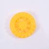 MroMax 35x9.4mm RC Cars Wheels, 4Packs Yellow Toys Wheels, 2mm Dia Shaft Plastic Model Wheels for DIY Toy, RC Car, Truck, Boat and Helicopter Model Part view 3