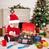 Kids Play Food Grill with Pretend Smoke Sound Light Kitchen Playset BBQ Accessories Camping Cooking Set Barbecue Toddler Girl Boy Toy 2 3 4 5 6 Year Old 4-8 Birthday Kid Toy Idea view 2