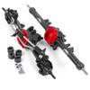 QUE-T Alloy Front Axle & Rear Axle for 1:10 Axial SCX10II AX90046 RC Crawler Car view 3
