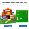 LVHERO Classic Baseplates Building Plates for Building Bricks 100% Compatible with All Major Brands-Baseplate, 10in x 10in, Pack of 8 (Green) view 3