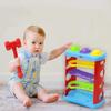 JAMARA 460585 Rolling Balls Hammer Game - Playfully Promotes Fine Motor Skills, Colourful Marble Run, 3 Coloured Balls, Made of Robust Plastic, Multi-Coloured view 2