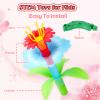 FUNZBO Flower Garden Building Toys Set - Birthday Gifts for Age 2 3 4 5 6 Years Old Girls, STEM Montessori Educational Toy for Toddler Kids, Sorting & Stacking Spring Gardening Set view 3