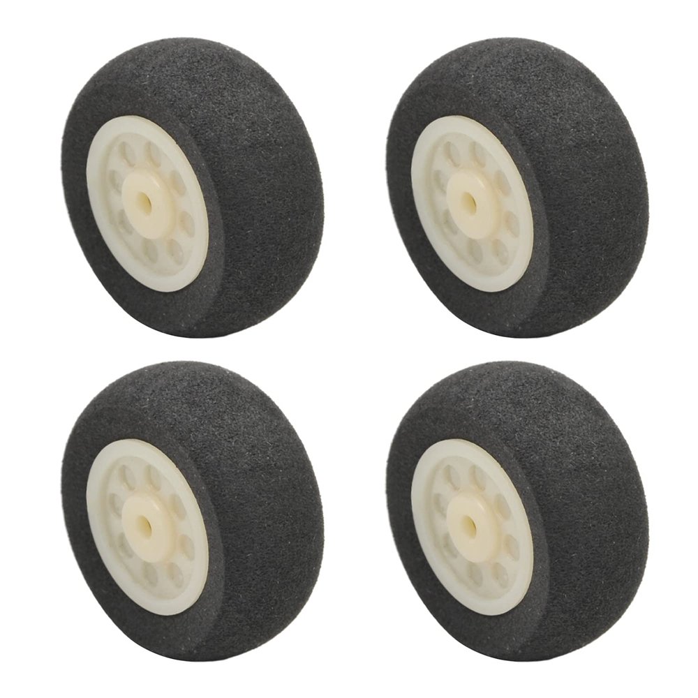 MroMax RC Airplane Wheels 0.98" Dia,4Pcs Foam Wheel for RC Airplane Aircraft Sponge Wheels RC Aircraft Foam Wheel Replacement for DIY RC Model Plane Aircraft RC Helicopter