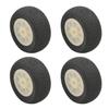 MroMax RC Airplane Wheels 0.98" Dia,4Pcs Foam Wheel for RC Airplane Aircraft Sponge Wheels RC Aircraft Foam Wheel Replacement for DIY RC Model Plane Aircraft RC Helicopter view 1