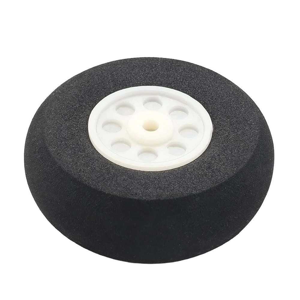 MroMax RC Airplane Wheels 1.97",1Pcs Foam Wheel Replacement for DIY RC Model Plane Aircraft