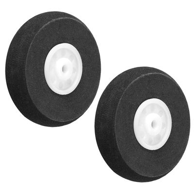 MroMax RC Airplane Wheels 1.57" Dia,2Pcs Foam Wheel Replacement for DIY RC Model Plane Aircraft