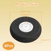 MroMax RC Airplane Wheels, 1.57" Dia, 4 Pcs Foam Wheels - DIY RC Model Plane/Aircraft/Helicopter view 2