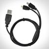 [10 FT] Omnihil Micro/Mini-USB Splitter Cable Compatible with Hand Controlled Kids Drones/Mini Flying Ball Drones/Mini Drone Helicopter view 1