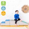 ECR4Kids SoftZone Junior Little Me Climb Crawl and Slide, Beginner Playset, Contemporary, 3-Piece view 4