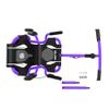 EzyRoller New Drifter-X Ride on Toy for Ages 4 and Older, Up to 150lbs.- Purple view 2