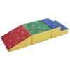 ECR4Kids SoftZone Junior Little Me Climb Crawl and Slide, Beginner Playset, Assorted, 3-Piece view 1