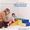ECR4Kids SoftZone Junior Little Me Climb Crawl and Slide, Beginner Playset, Assorted, 3-Piece view 3