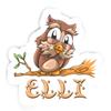 Elli Owl Sticker (Large, 14x9.8 inch) view 1