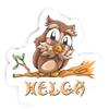 Helga Owl Sticker (Large, 14x9.8 inch) view 1