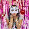 Amosfun Cat Mask Kitsune Fox Mask Halloween Cosplay Costume Masquerade Party Supply view 2