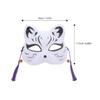 Amosfun Cat Mask Kitsune Fox Mask Halloween Cosplay Costume Masquerade Party Supply view 4