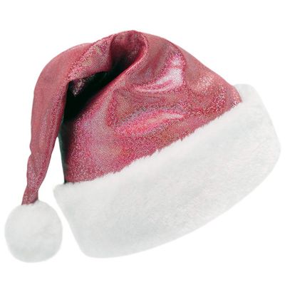 SeasonsTrading Sparkly Red Santa Hat - Fun Kids Child Toddler Christmas Costume