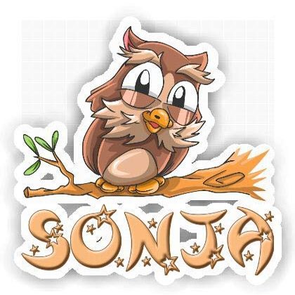 Sonja Owl Sticker (Large, 14x9.8 inch)