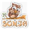 Sonja Owl Sticker (Large, 14x9.8 inch) view 1