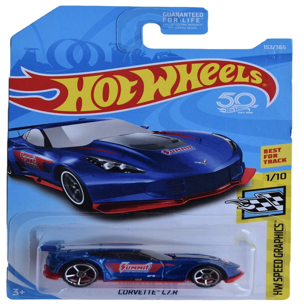 Hot Wheels Corvette C7.R 152/365, Blue