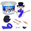 Build Buddiez Snowman  3 Pack DIY Craft Set with Putty & Accessories | Build, Decorate & Display Your Own Snowmen | Fun Winter Activity for Kids, Parties & Stocking Stuffers view 4