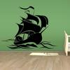 Black Pirate Ship for Kids Room Wallpaper Baby Bedroom Art DIY Removable Home Decoration Accessories Wall Decals Decor Vinyl Sticker IR7187 view 1