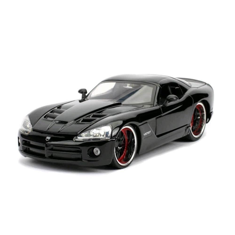 Fast & Furious Letty's Dodge Viper SRT 10 1/24 Scale Diecast Car Black