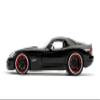Fast & Furious Letty's Dodge Viper SRT 10 1/24 Scale Diecast Car Black view 2