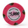 Versa Games Monaco Casino Clay Poker Chips in 13.5g - 50 Piece - (Choose Color) (Pink) view 1