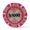 Versa Games Monte Carlo Clay Poker Chips in 13.5 Gram Weight - Pack of 50 (Choose Colors) (Pink) view 1