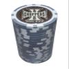 Vegas Gaming Poker Chips - (1000) Chopper Gray 11.5 g Clay Composite view 2