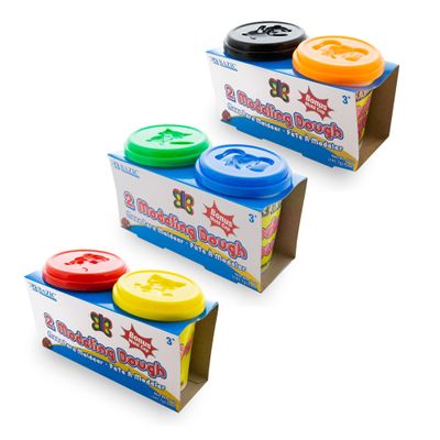 BAZIC Products Modeling Clay 2 Color, Assorted Colors Modeling Dough Art Craft Non Toxic Gift for Artist (10oz/Pack), 36-Packs