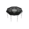Portable TuscanyPro Professional High Roller Tour Lightweight Folding Poker Table Aluminum-High and Low Settings-Carry Bag-Take it Anywhere-Best Poker Table-Award Winner 2019 view 1