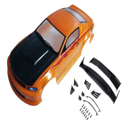 Novahobby 1/10 Scale RC Painted Precut Drift Racing Touring Onroad Car Body Shell Width 190mm with Wing Mirror Accessories (MT GT)